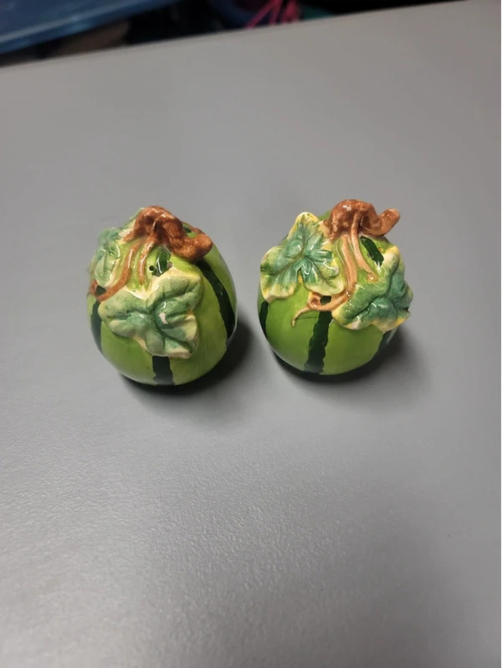 Watermelon salt and pepper shakers